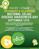 Emory Celiac Awareness Day poster